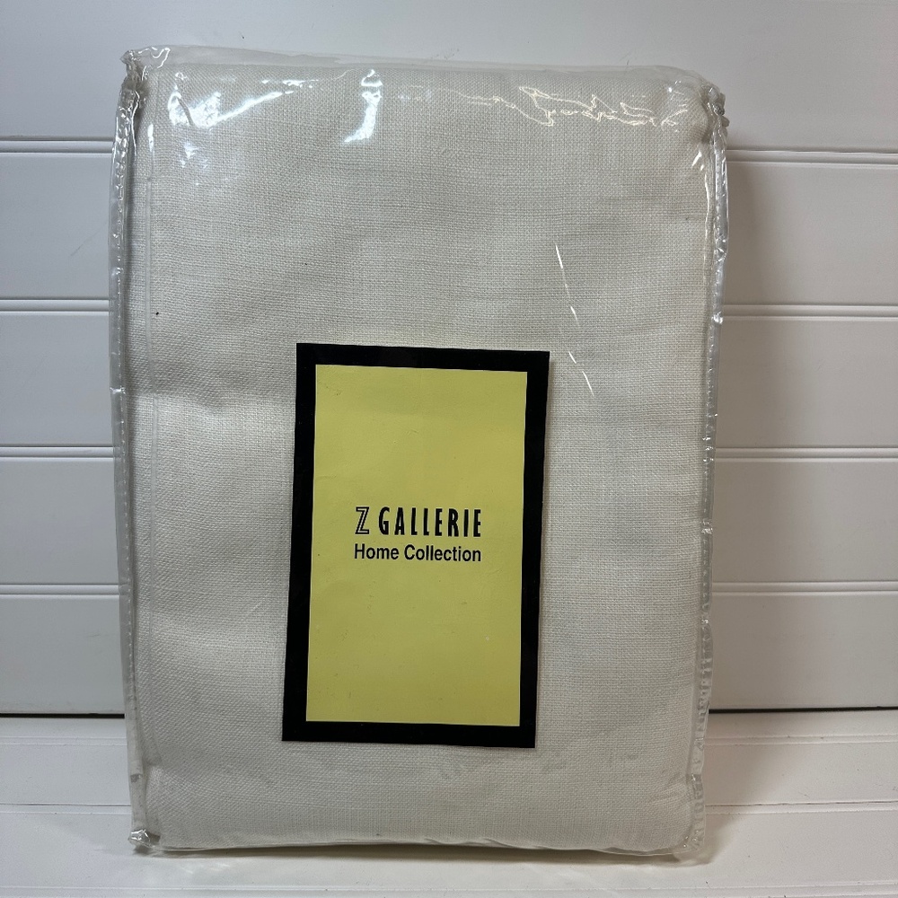 Z Gallerie Home Collection Duvet Cover Linen Ivory Cream 90“ X 94“ Full/Queen